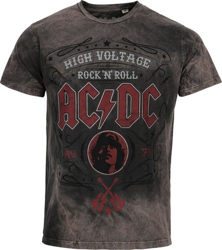 Acdc shirt herren pinstripe - t-shirt,