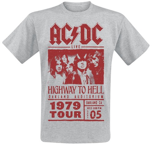 Acdc shirt herren highway to - acdc, t-shirt