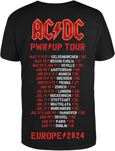 Shirt pwr up - ac/dc,