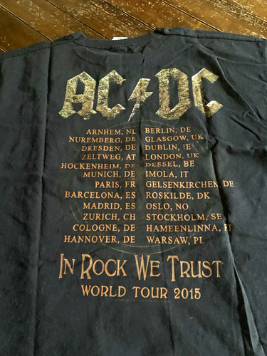 Musik shirt kurzarm - ac/dc,