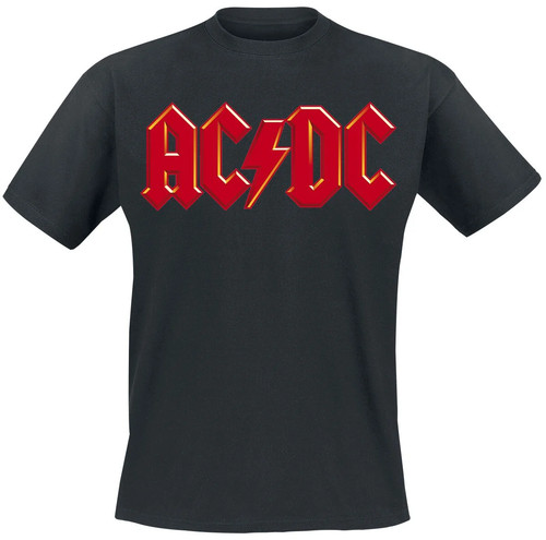Acdc shirt herren red logo - acdc,