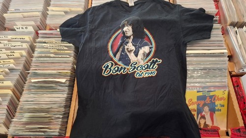 Shirt bon scott rock - t,