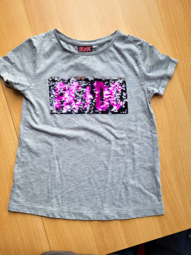 Mädchen shirt grau - ac/dc, t-shirt