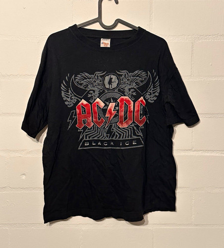 Shirt black ice - ac/dc,